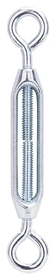 Mintcraft Lr328 Zinc Eye/eye Turnbuckle 7/32 X 6.5 In, Pack Of 10