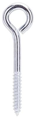 Mintcraft Lr249 Lag Eye Bolt 1/4 X 3.75 In, Bright Zinc Plated, 10 Pk