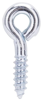 Lr229 Zinc Plated Steel Eye Screw #204, 20 Pack, Rust Resistant