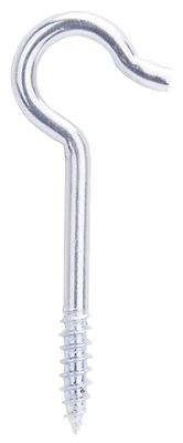 Lr315 #10 Zinc Steel Ceiling Hook, Bright Zinc Plated, 20 Pk