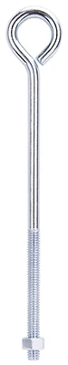 Lr280 5/16 In. X 8 In. Zinc Eye Bolt With Nuts, Pack Of 10