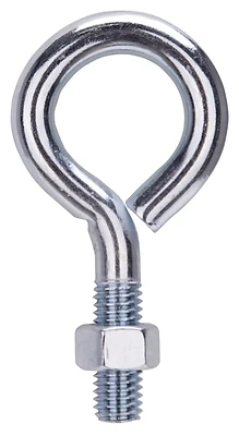 Mintcraft Lr287 1/2-inch X 4-inch Zinc Eye Bolt With Nuts, Pack Of 10