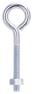 Lr271 1/4 X 3 In. Zinc Eyebolt With Nuts, Pack Of 20