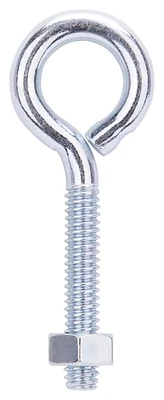Mintcraft Lr270 Zinc Eye Bolt 1/4 X 2-1/2 In With Nuts, Pack Of 20