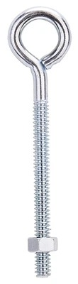 Lr268 3/16 X 3 Inch Zinc Eye Bolt With Nuts, Pack Of 20