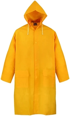 Py800xxxl Extra-extra-large Yellow Raincoat With Removable Hood