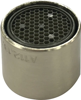 Faucet Aerator Female Brass Nickel Plated 1.2 Gpm