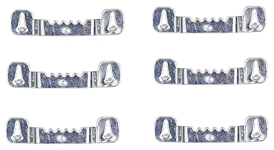 ProSource PH-121126-PS Push-In Self-Leveling Picture Hanger, Zinc Plated, 5 Lb