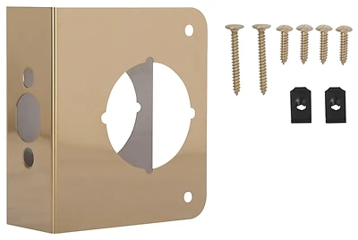 ProSource HSH-044SBP-PS Door Reinforcer, 4 X 4-1/2 In., 1-3/4 In. Thick Doors