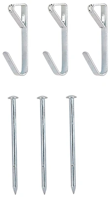 ProSource PH-121050-PS Picture Hanger, 50 Lb, Zinc Plated Steel