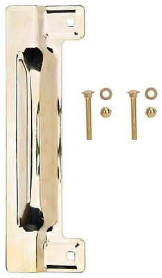 Heavy Duty Latch Guard 3-1/2 In W X 11-3/4 In L Polished Brass