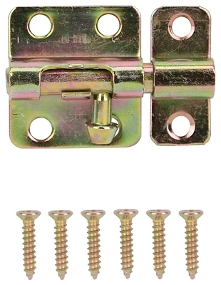 Prosource 20483CZB-PS Barrel Bolt, 2 In., Steel, Satin Brass Tone