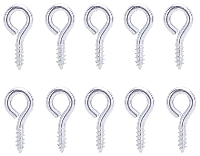 Small Screw Eye 5/32 X 13/16 Inch Zinc Plated Steel