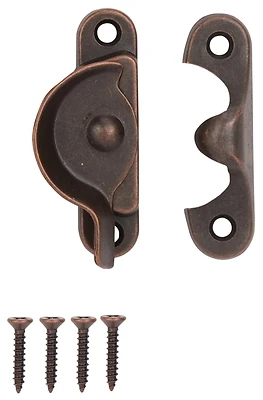Prosource 802519VB-PS Sash Lock, Steel, Venetian Bronze, 2-1/2 In.