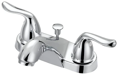 Boston Harbor F5121033CP Lavatory Faucet, 2-Handle, Chrome, 4 In