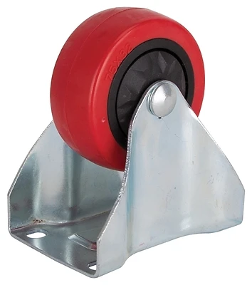 3 Inch Rigid Plate Polyurethane Caster Jc-380-g For Heavy Duty Applications