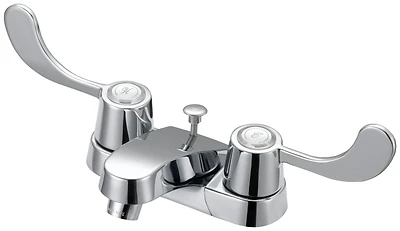 4 Inch Dual Handle Lavatory Faucet With Chrome Finish