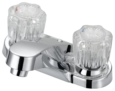 Boston Harbor F5120067CP Lavatory Faucet, 2-Handle, Chrome, 4 In Centers