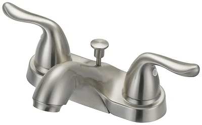 Boston Harbor F5121033NP Lavatory Faucet, 2-Handle, 4 In, Brushed Nickel