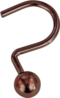 Simple Spaces SD-CBH-VB Curtain Hook Ball, Metal, Venetian Bronze