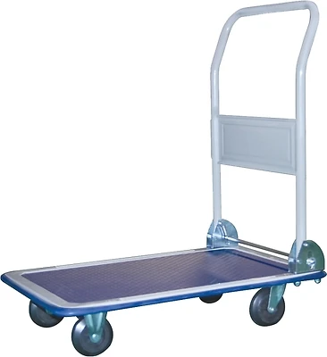 Ph1501 Folding Steel Platform Cart, 330 Lb Capacity, 4-wheel Swivel Design