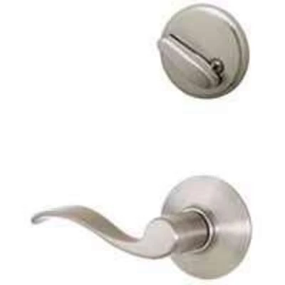 F59acc619lh Accent Inside Trim Left Hand Satin Nickel For F300 Series