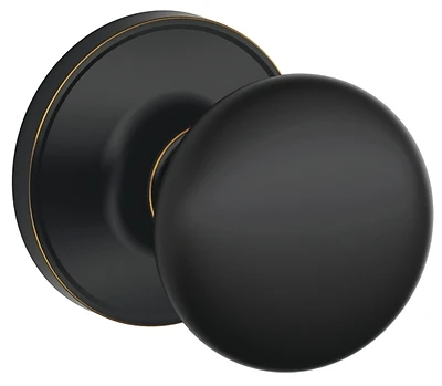 J10str716 Aged Bronze Stratus Passage Knobset For Hall And Closet Doors