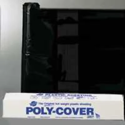 4x4bb 4' X 200' 4 Mil Black Polyethylene Film Roll