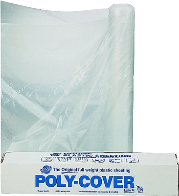 8.3' X 100' 6-mil Clear Polyethylene Sheeting Roll - Model 6x84-c