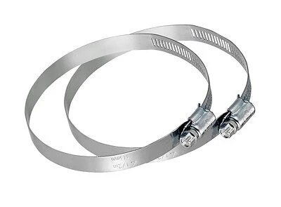 2841 4 Inch Worm Gear Clamp, Zinc-plated Steel, Clamping Range 3-9/16 To 4-1/2 Inch
