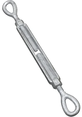 N177-428 Galvanized Eye/eye Turnbuckle 5/8" X 9" With 2700 Lb Capacity