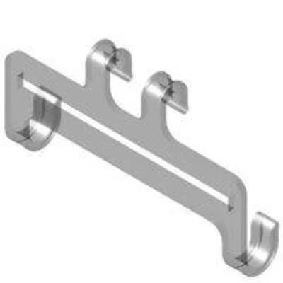 Rpdmp-gback Visi-bin Grid Panel Adapter, Polycarbonate, Pack Of 10, 4.75 In W
