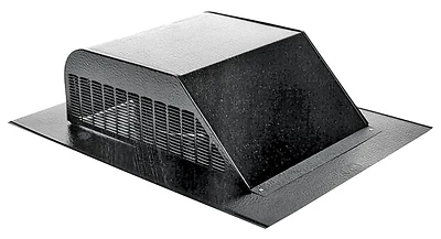 750b Black Aluminum Roof Louver, 16 X 20-5/16 X 5 In, Pack Of 6