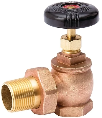 Industries 109-303 1/2 Inch Bronze Radiator Angle Steam Valve