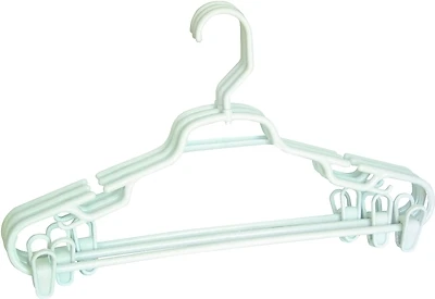 Merrick C89321-SC12 Swivel Suit Hanger With Clips, Plastic, Pack Of 12