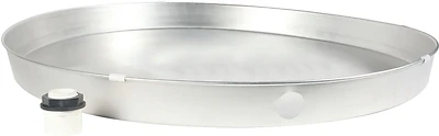 20860 30 Inch Aluminum Water Heater Drain Pan With Pvc Fitting