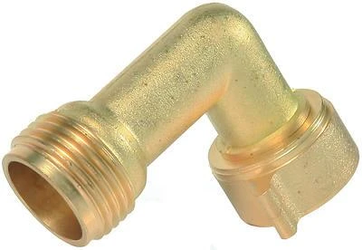 22505-22503 90 Degree Brass Hose Elbow For Rv And Outdoor Use