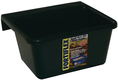 Fortiflex 1306623 Small Over The Fence Pet Feeder, 5 Quart, Hunter Green