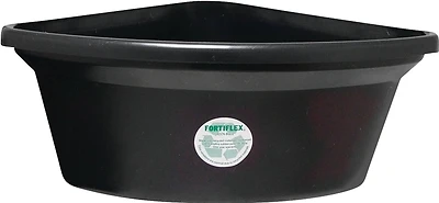 Fortex-Fortiflex CF24BX Corner Feeder, 24 Qt, Rubber Polymer, Black
