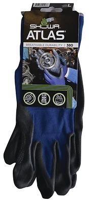 380l-08.rt Large Foam Nitrile Coated Grip Gloves With Liner