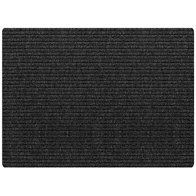 Concord 4 Ft. X 6 Ft. Charcoal Carpet Utility Floor Mat, Indoor/outdoor