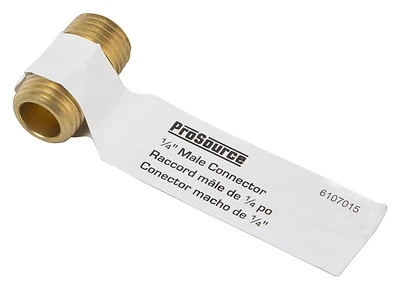 Ata-050 1/4" Npt Male Brass Connector, Pack Of 25