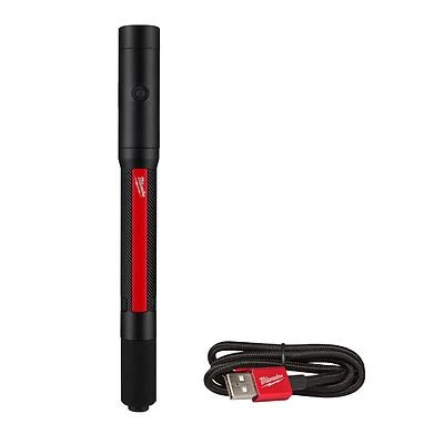 Milwaukee 2010R Rechargeable LED Penlight with Laser Pointer, 250 Lumens