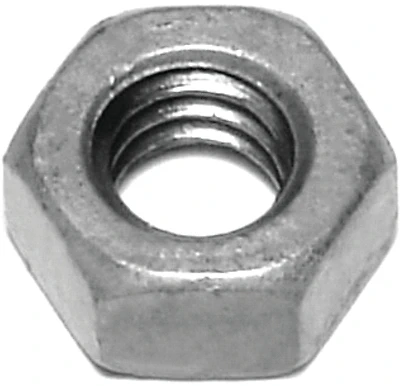 Hex Nut 1/4-20 Coarse Thread Galvanized Steel