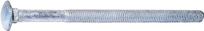 Galvanized Carriage Bolt 1/2-13 X 8 In, Model 05530