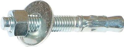 Zinc Plated Wedge Anchor 1/2 Inch Diameter X 3-3/4 Inch Length