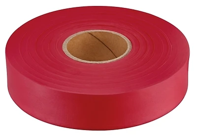 600 Ft. X 1 In. Red Flagging Tape, Model 77-067, Pack Of 48
