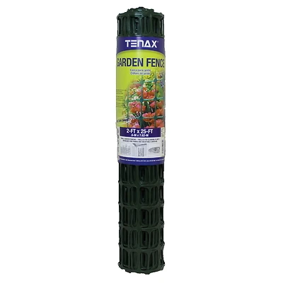 2 Ft. H X 25 Ft. L High-density Polyethylene Garden Fence, Green