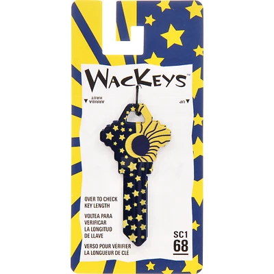 Hillman Wackey Sun & Moon House/Office Universal Key Blank Single sided