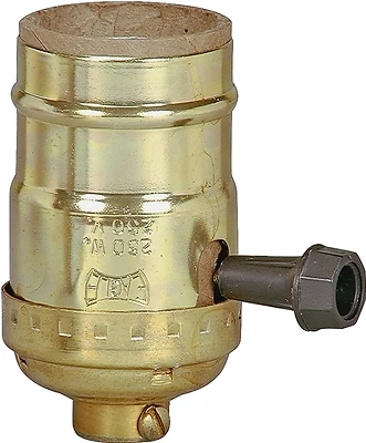 Eaton Wiring Devices BP925ABD 3-Way Lamp Holder, 250W, Medium Base